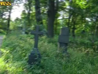 Zuza - Sex With Goth Girl In The Cemetery  | teens | teen -3