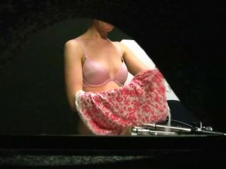 Sister's small boobs on hidden  camera-7