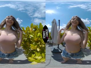 porn video 40 eliza jane femdom Mila Azul - Top Of The World - [StripzVR] (UltraHD 2K 2048p), virtual reality on virtual reality-1