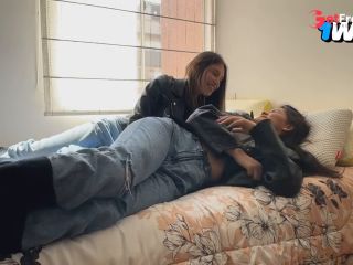 [GetFreeDays.com] Two slutty lesbians fuck in leather jackets and boots. Sex Leak July 2023-0