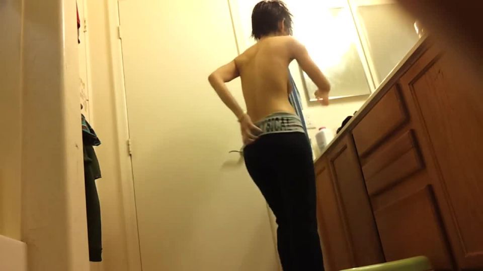 Nice girl after shower. hidden cam