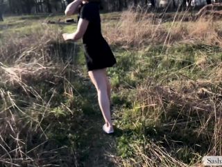  teen | HoneySasha aka SashaDream69 - 032 SashaDream69-public Sex in the Forest-oral Creampie | creampie-0