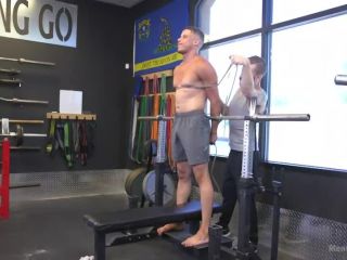 online porn video 47 Tony Shore, Tied Up and Edged at the Gym, ear fetish porn on fetish porn -1