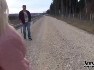 xxx video clip 18 nude hardcore sex AvivaRocks - SKANDALCLIP - Gefickt bei der Autobahn, avivarocks on amateur porn-0