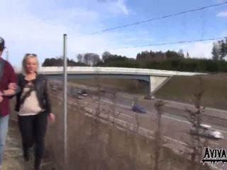 xxx video clip 18 nude hardcore sex AvivaRocks - SKANDALCLIP - Gefickt bei der Autobahn, avivarocks on amateur porn-1