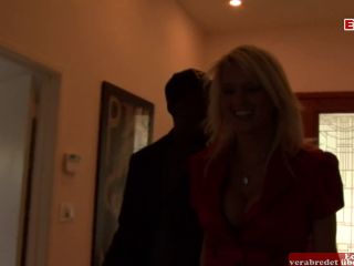 Blonde American Milf In Nylons Gets Fucked By A Black Guy And Amateur P-2