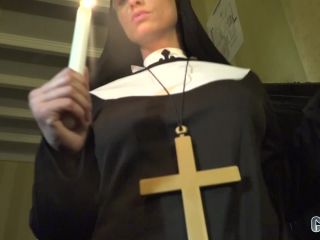 Sinning Nun Mila Mila Gets punished Dildo!-0