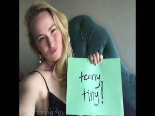 free xxx video 23 Glitter Goddess – Small Penis Humiliation SPH - glitter goddess - femdom porn femdom sissy humiliation-0