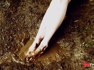 [GetFreeDays.com] Muddy little feet in a mud puddle Adult Film October 2022-1