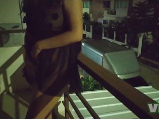 Outdoor Masturbation In Balcony With Thailand Big Boobs Girl & Perfect -2