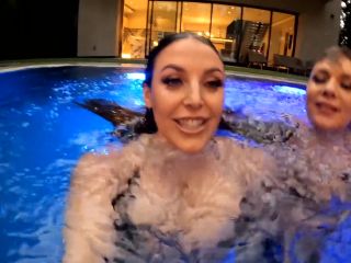 [GetFreeDays.com] ANGELA WHITE  Hot Late Night Fuck With Gabbie Carter In The Pool lesbian spit porn-2