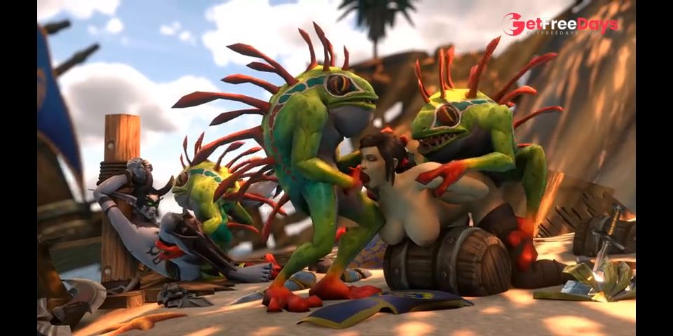 [GetFreeDays.com] Shipwrecked Alliance Human Captain fucked by Murlocs Sex Video April 2023