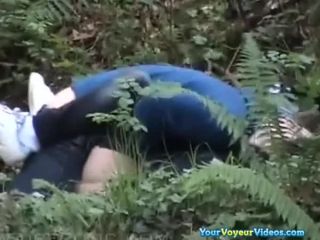 Teen couple caught fucking in public park-5