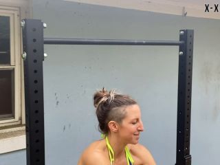 Lora Cross Chin Ups And Wall Sits And Push Ups  Lora Cross   Workout-0