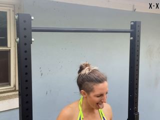 Lora Cross Chin Ups And Wall Sits And Push Ups  Lora Cross   Workout-2