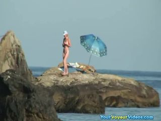 Couple caught fucking in the  rocks-0