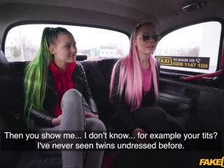 Lady Zee, Sandra Zee - Identical Sisters Fuck Euro Cabbie (09.10.20) SmallTits!-1