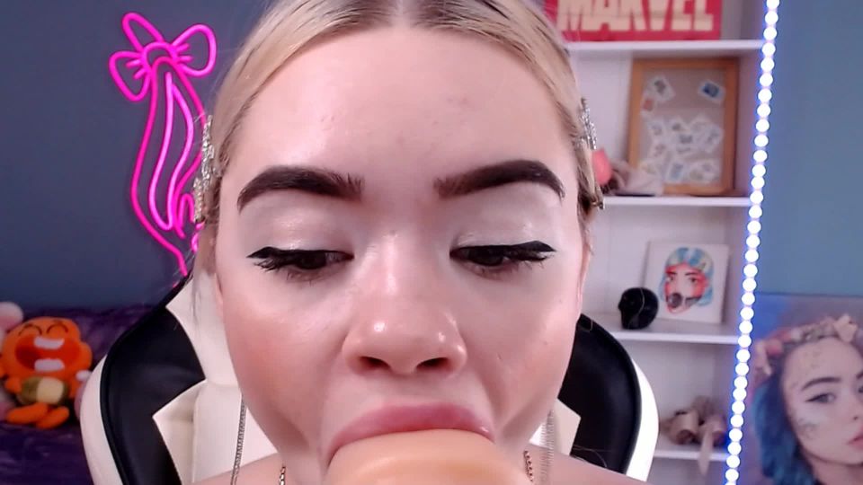 Mia Melon – Sweet Sperm Facial 1 | deepthroat | cumshot cute teen girl blowjob and quick sex