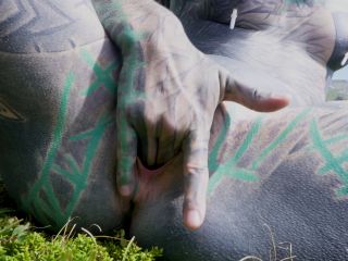 Tattooed Couple OUTDOOR ANAL POV Fuck  PUBLIC Blowjob And GAPES  Blowjo-1