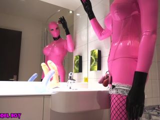 Rubber Doll Cleans Her Toys | toys | fetish porn classy femdom-6