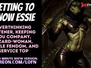 [GetFreeDays.com] F4A Getting to Know Essie - PATREON PREVIEW YUAN-TI MONSTER GIRL DND SCALIE FDOM RP Adult Clip April 2023-0