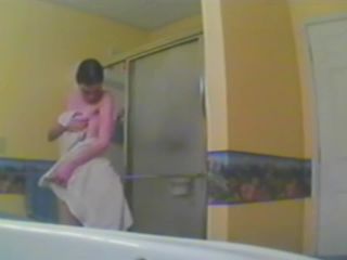 Nice body teen in the shower. hidden cam-5