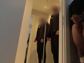 Hotwife Sucked The Delivery Guy A While Husband Is Watching. CuckoldS Fantasy. 1080p-3