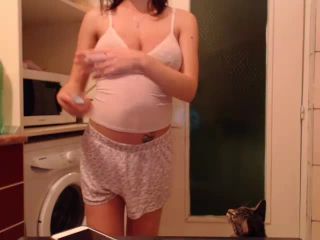 7121 Pregnant girl,  lactation, pregnant fetish-4