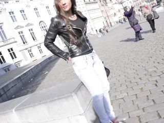 Julie Skyhigh, Pantyhose, Stockings, Leggings - Walking in Gent with jeans and So kate Louboutin [foot fetish]-9