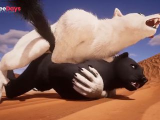 [GetFreeDays.com] Wolf girl gets Knotted by White Wolf BFEve x VictreWildlife3D Porn Adult Clip January 2023-7