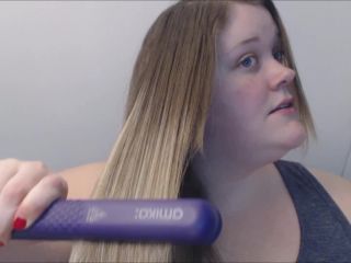 xxx clip 15 Straightening long hair with music | hair | femdom porn femdom university-3