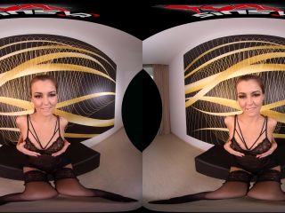 Online porn - SinsVR presents Cindy Shine in Arabesques Brunette in Stockings Fingering virtual reality-0