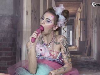 Adelle Unicorn  Cosplay Masturbation With Dildo In Latex  2D423-5