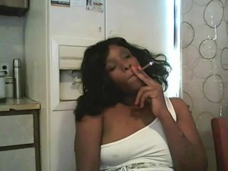 horny black girl smoking in kitchen 480p  480p *-3