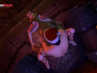 [GetFreeDays.com] Sexy Christmas Elf Girl Riding On Top Santas Dick Adult Clip December 2022-9