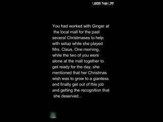 LTLGiantessClips - Giantess Ginger in Giantess Growth Xmas Miracle SFX - Giantess-0