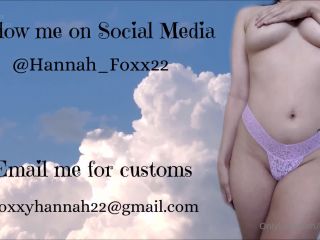 Hannah Foxx Hannahfoxx - pov you are eating my hairy pussy and loving every second of it 12-12-2021-9