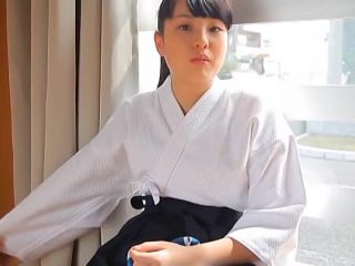 Hatsukoi Ryou Omoi pretty Asian teen in white kimono Teen!-0