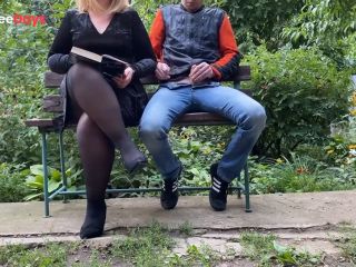 [GetFreeDays.com] Curvy mother-in-law jerks off her son-in-law in the park while reading a book Adult Video October 2022-9