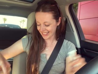 Cumming *Embarassingly* Hard In A Starbucks Drive Thru (Lush Control Part 2) - Pornhub, Nadia Foxx (FullHD 2021)-9