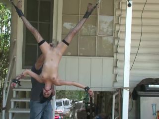 xxx clip 8 bdsm sex porn DungeonCorp - Inverted Porch Hang - Koneko Claw, bondage on bdsm porn-5