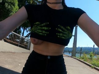 [GetFreeDays.com] Underboob Bike Ride! - Shy Goth teen porn hardcore-6