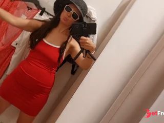 [GetFreeDays.com] Morena amadora experimenta roupas no camarim. Buceta peluda, peitos grandes e mamilos grandes. Porn Clip March 2023-2