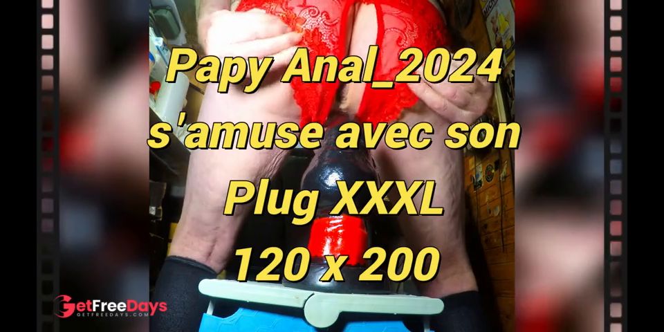 [GetFreeDays.com] 09Anal2024 papy samuse avec un plug XXXL 200 X 120 Sex Stream November 2022