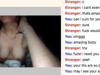 horny amateur girl playing in videochat omegle-8