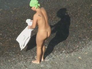 Nudists fuck on the beach-5