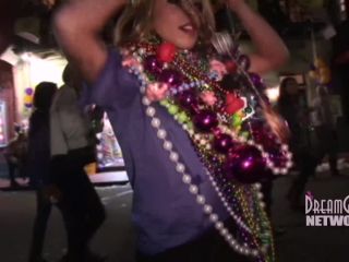 Hot girls next door flashing at mardi gras-6