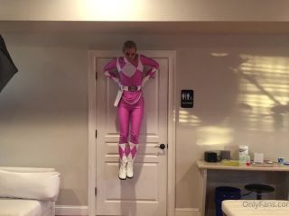 Kody Evans Kodyevans - pink power ranger gets hung on the hooks londonevans and macynikole 06-09-2020-9