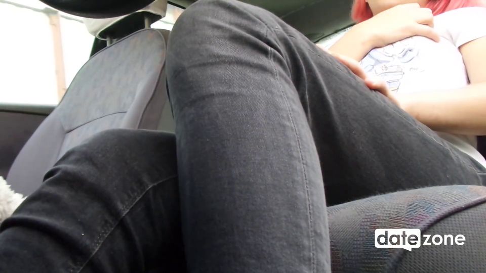 Quick Masturbation Orgasm On The Car Seat