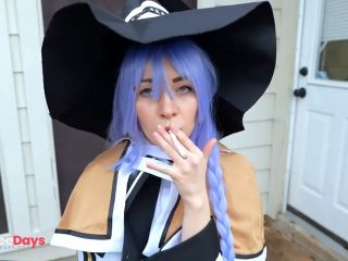 [GetFreeDays.com] Roxy Migurdia Smokes and Masturbates MUSHOKU TENSEI Adult Stream July 2023-2